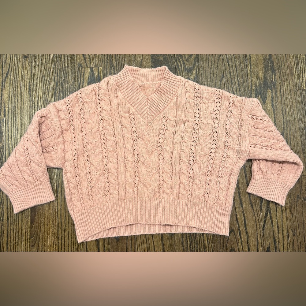 Pink sweater